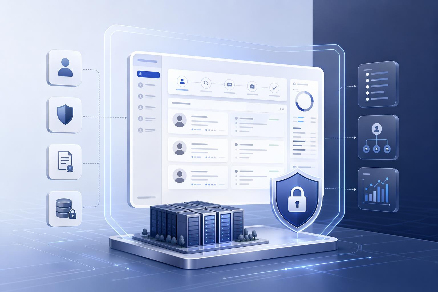 AI hiring platform processes candidate data in a controlled enterprise environment