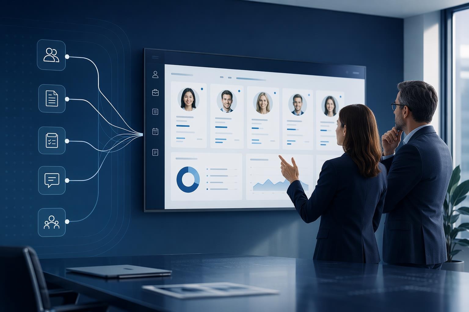 Enterprise AI hiring autopilot helping an HR team build a finalist shortlist